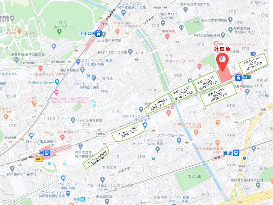 JR摩耶計画マップ