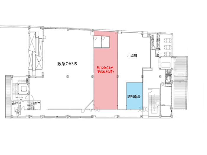 区画図円町クリニックモール